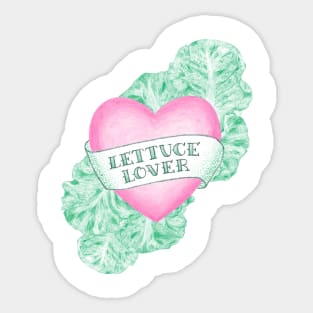 Lettuce Lover Sticker